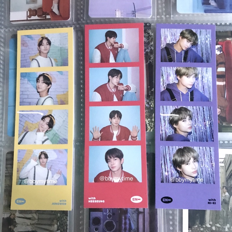 [OFFICIAL] photostrip ggu ggu package enhypen 4cut photostrip 4 cut