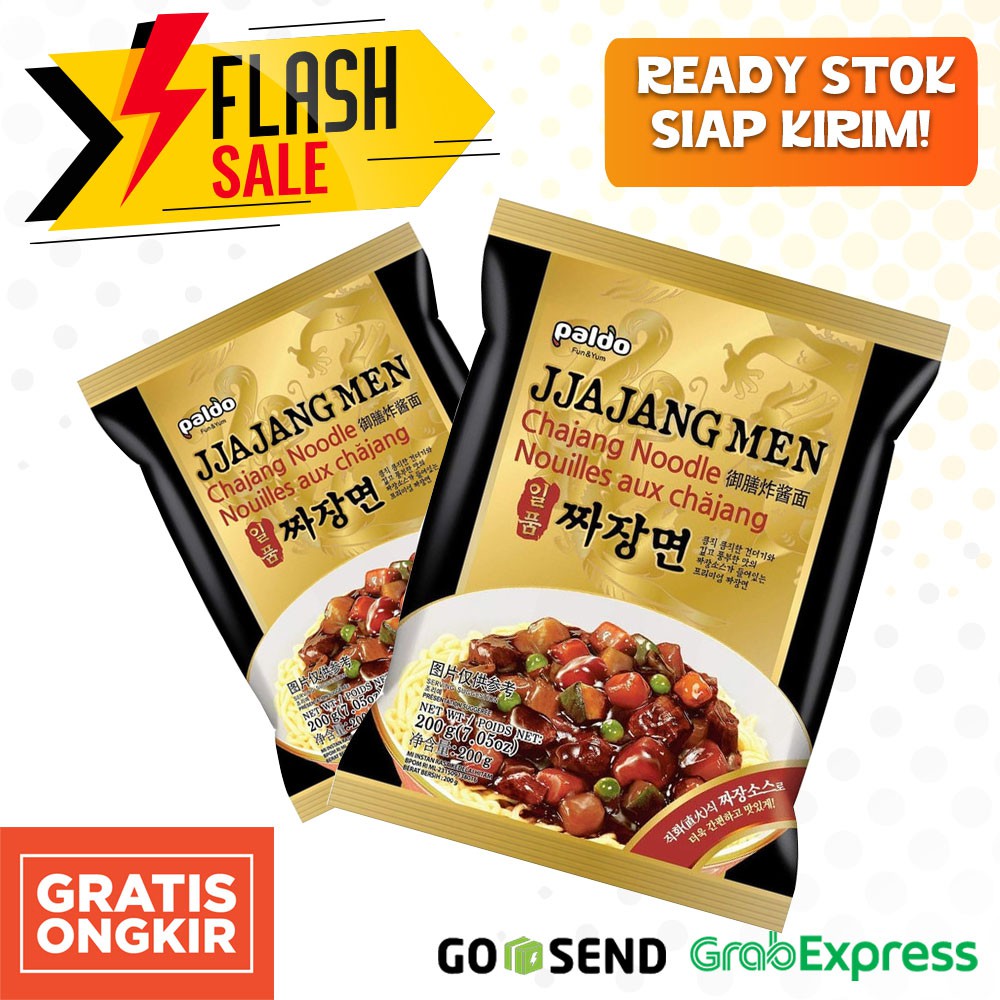 

JJANGMYEON / PALDO JJANG MEN / MIE PASTA KEDELAI HITAM / MIE INSTAN / MIE KOREA / KOREAN NOODLE