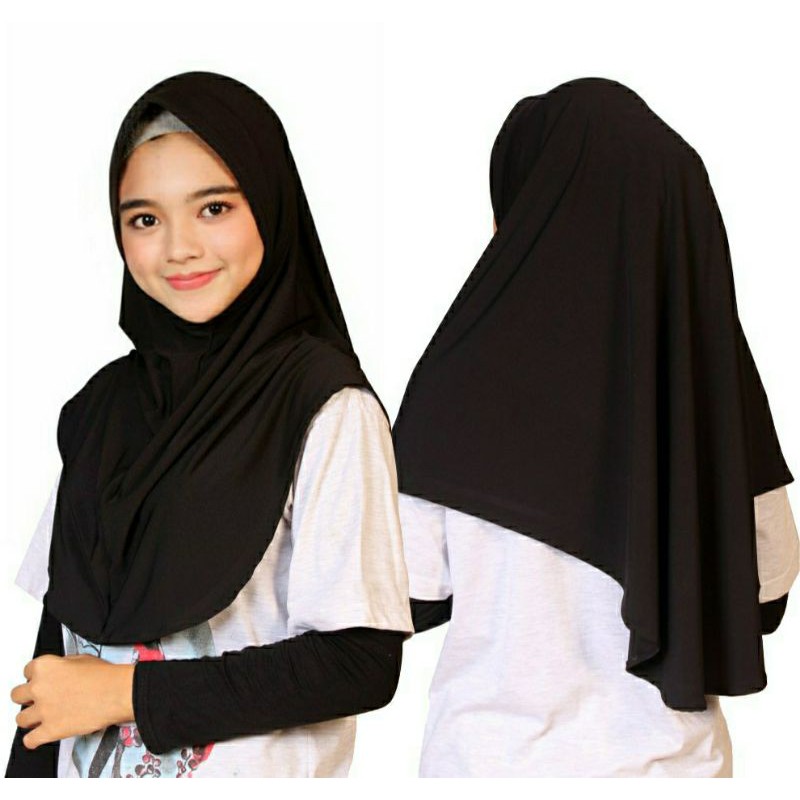 HIJAB INSTAN SAR'I HITAM DEWASA