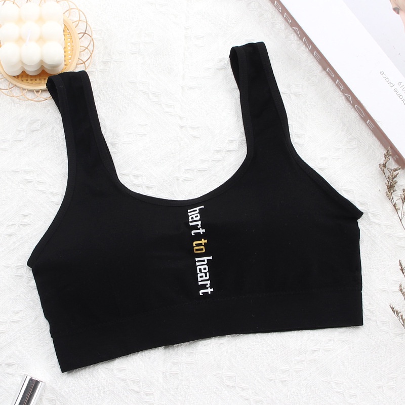 DODORY BRA530 Bra Tanpa Kawat Pakaian Dalam Wanita Polos Heart To Heart Bra Olahraga Sportbra Gym