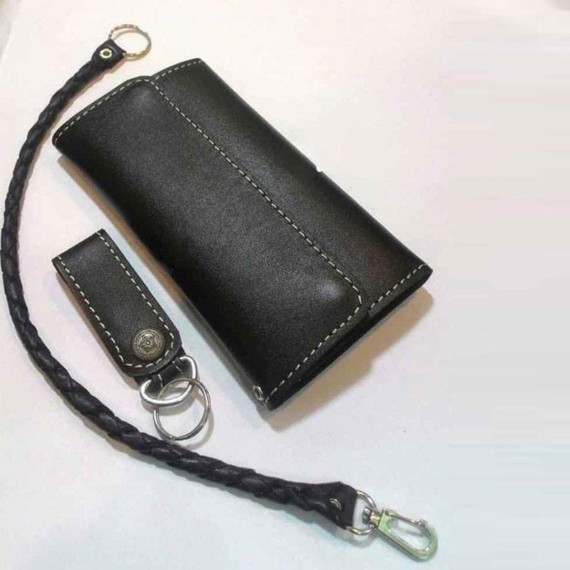 Dompet kulit Harley Davidson Free Tali kulit