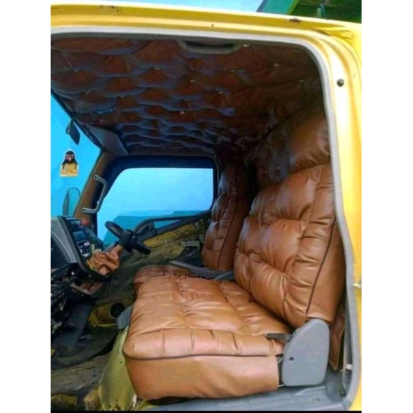 Sarung jok / Cover jok truck Canter Dyna Dutro Ragasa model full sofa