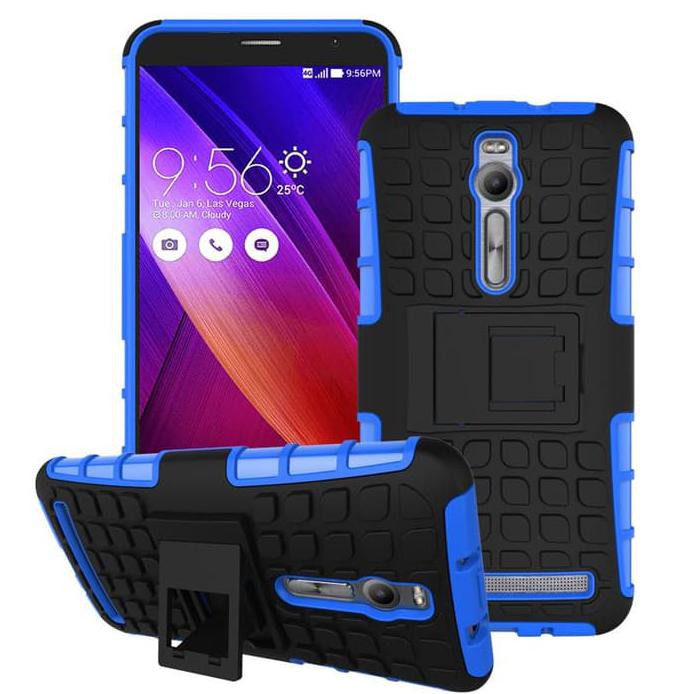 CHASING RUGGED ARMOR ASUS ZENFONE 2 5,5" ZE551ML SOFT CASE CASING BACK COVERSERIKODE 512 AMPO_2500