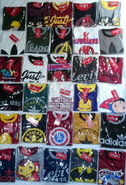 (COD) KAOS ANAK BAJU ANAK USIA 1-2 TAHUN TERMURAH MOTIF HITS KEKINIAN-5