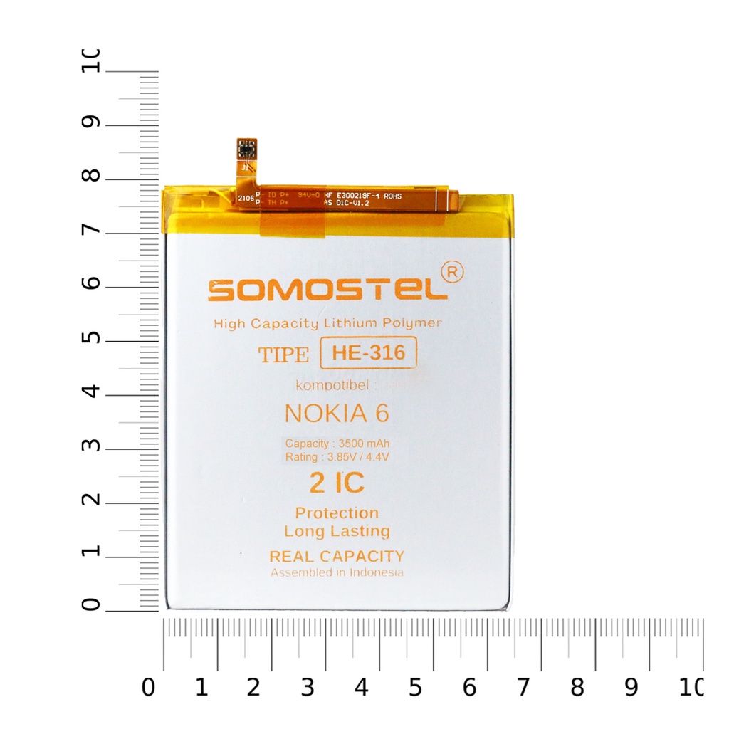 Somostel - HE316 Nokia 6 Batre Batrai Baterai