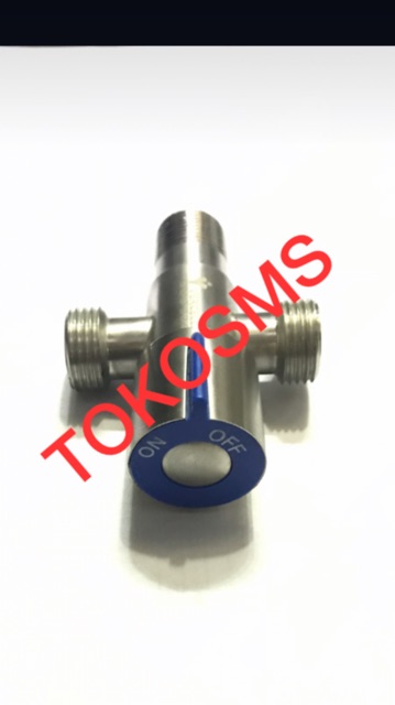 Stopkran cabang stainless sus304 kran kloset 304