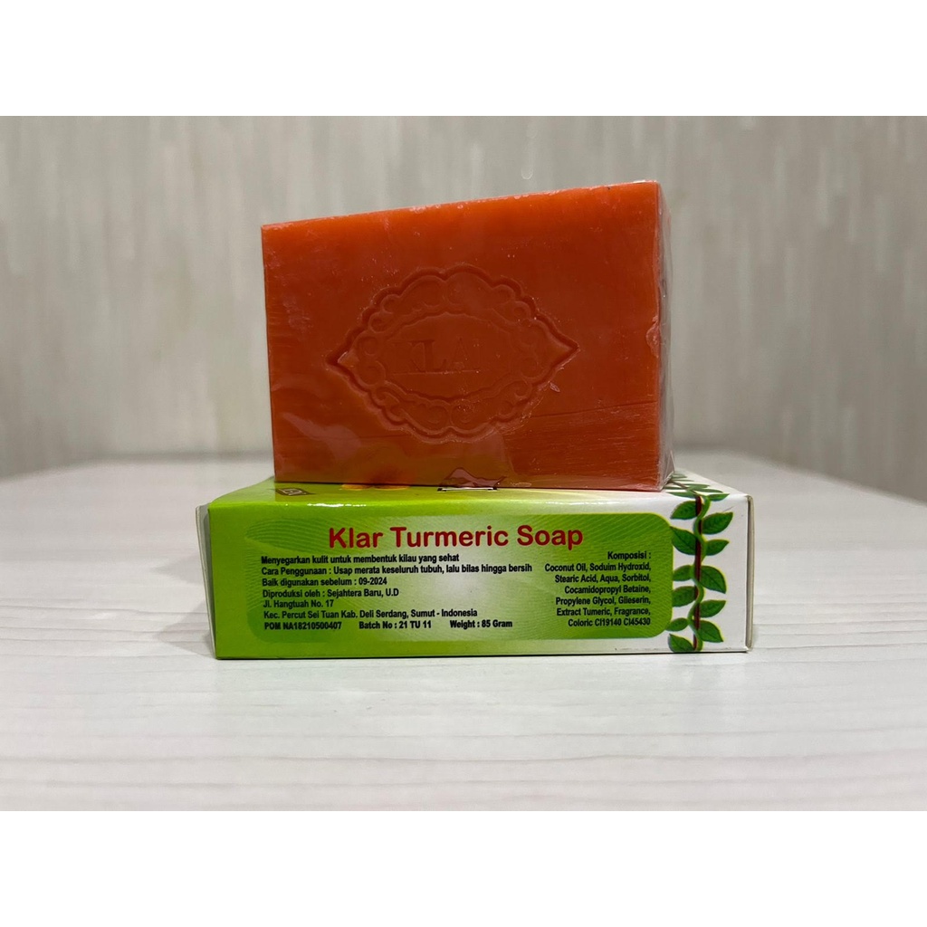 KLAR Sabun Arab Ayurvedic Original Kunyit Pyary Turmeric Soap