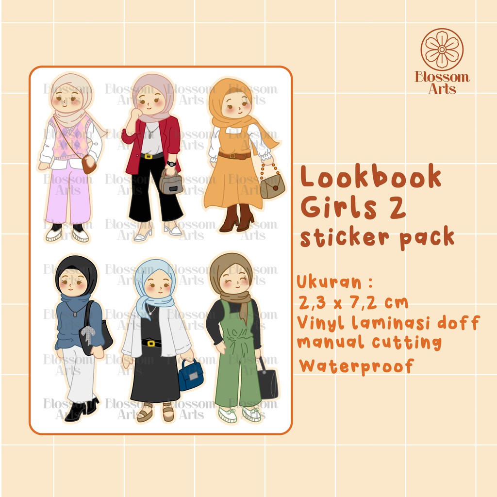 

Lookbook Girls 2 Hijab Sticker Pack