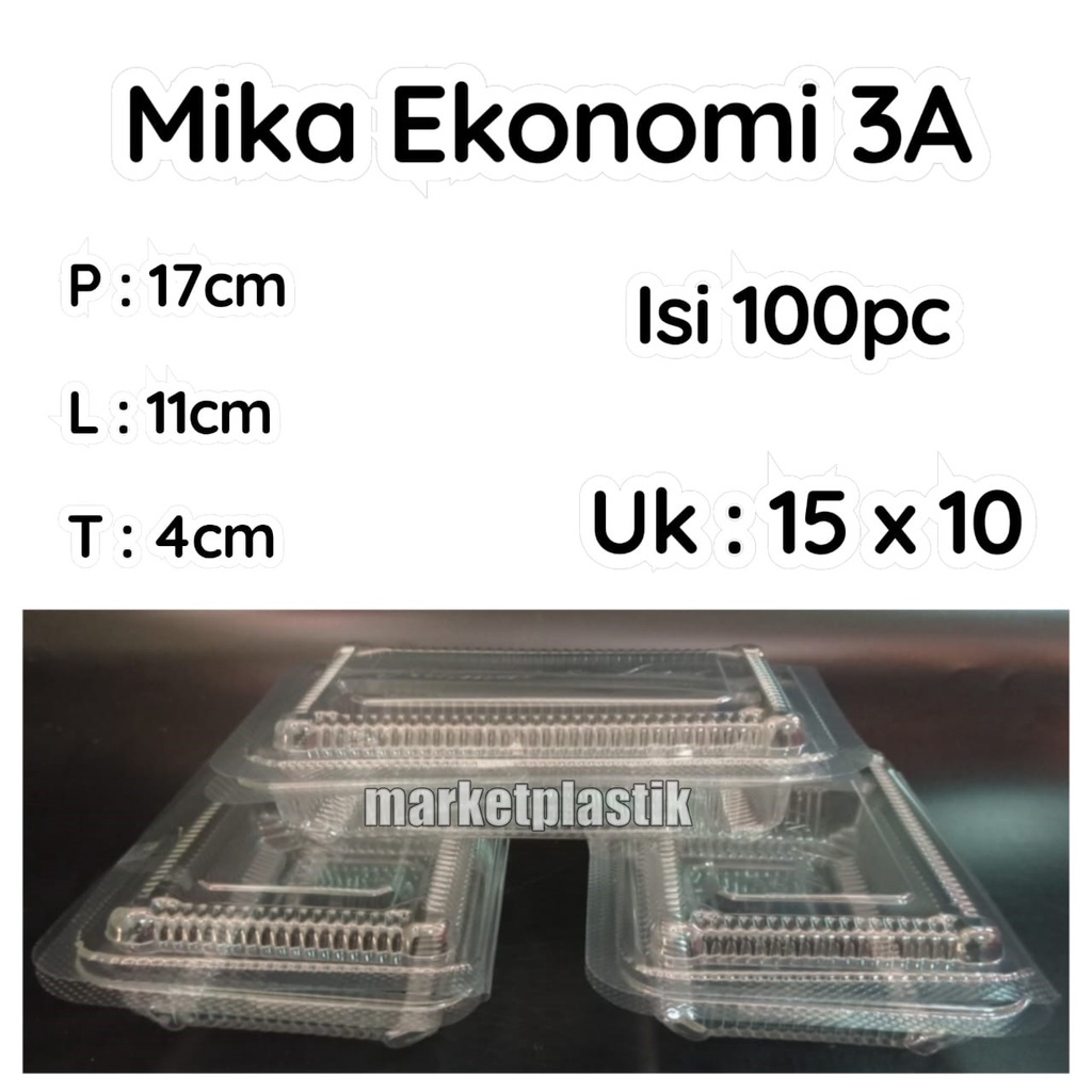 MIKA Ekonomi 3A /Mika Plastik 100pcs