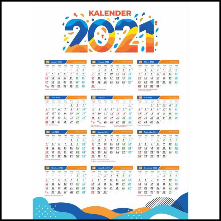 

Fr Kalender 2021 Colorfull Clc02 Kalender Dinding Custom