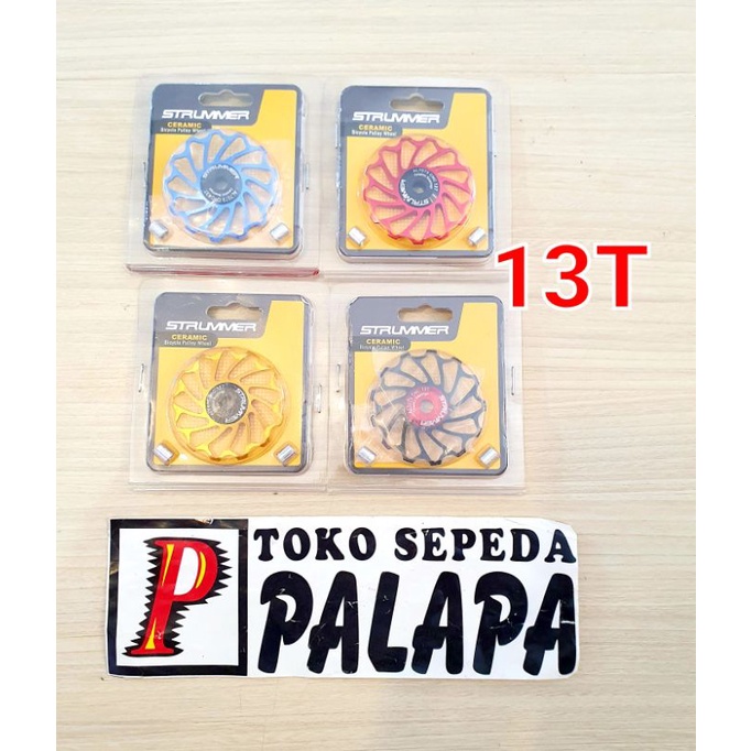 Pulley RD Ceramic Bearing Strummer 13T SEPEDA
