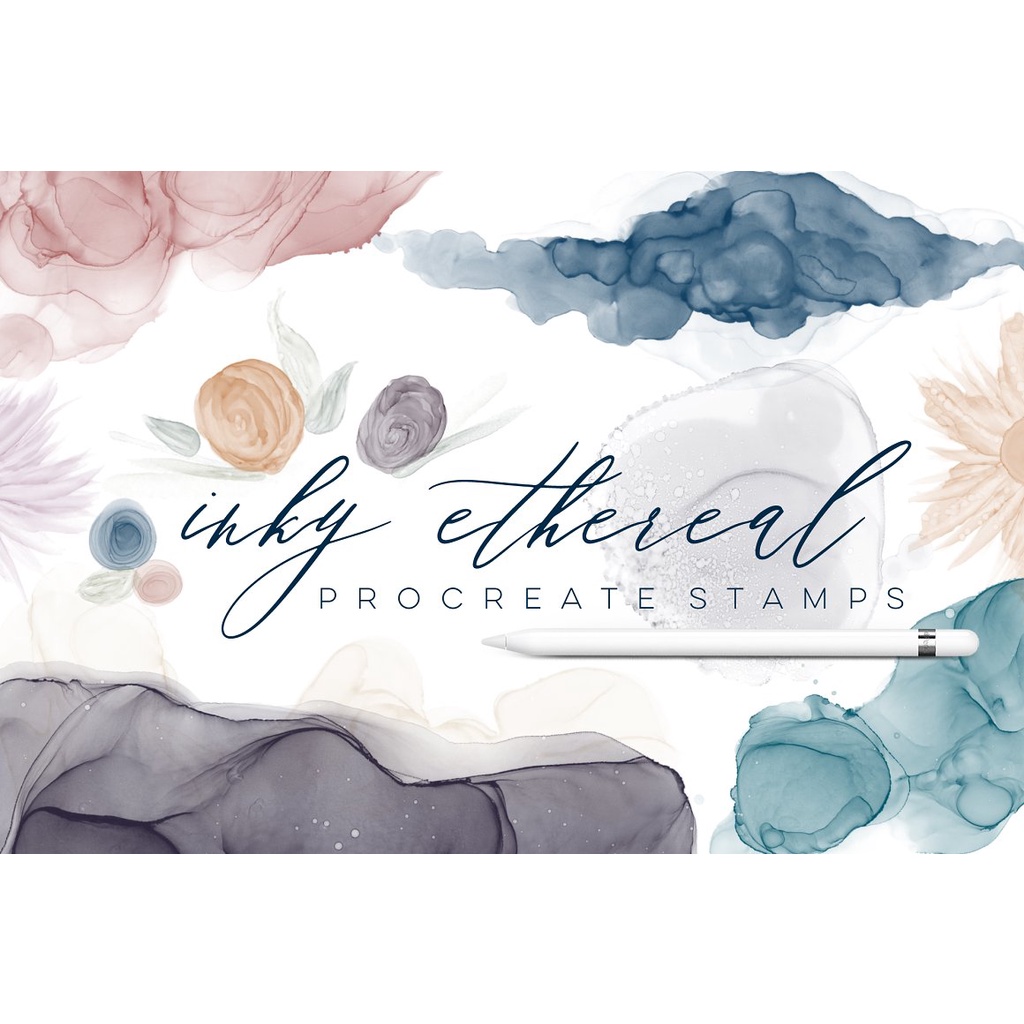 Procreate Brush - Inky Ethereal Procreate Stamps Brushes