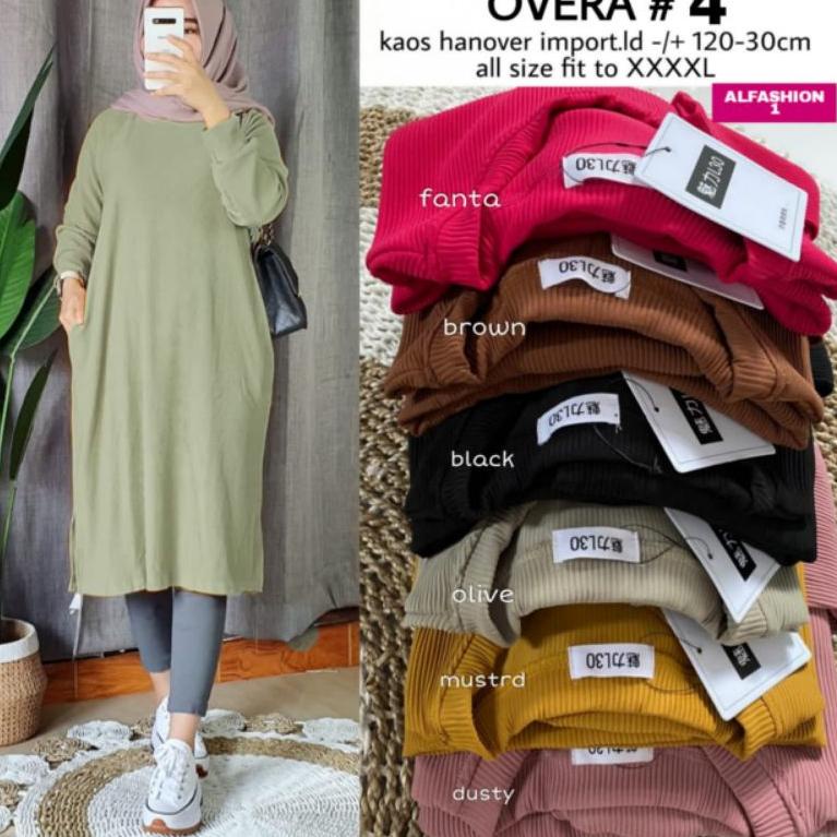 NKN.01Jl22r– sopia overa long tunik alfashion tunik import tunik kaos tunik jumbo ld 130 ld 120 xl x
