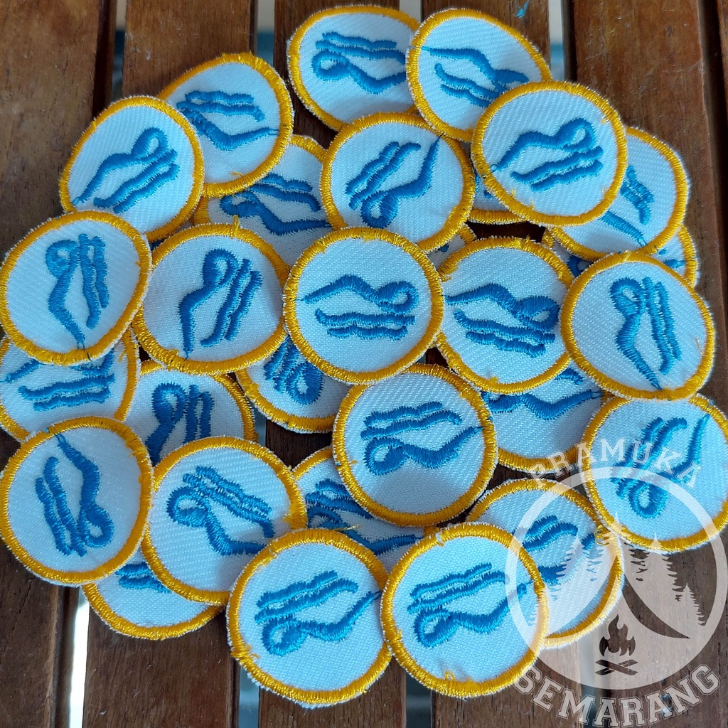 Tkk Penegak Purwa Pramuka Berenang Juru Renang Perenang Bordir