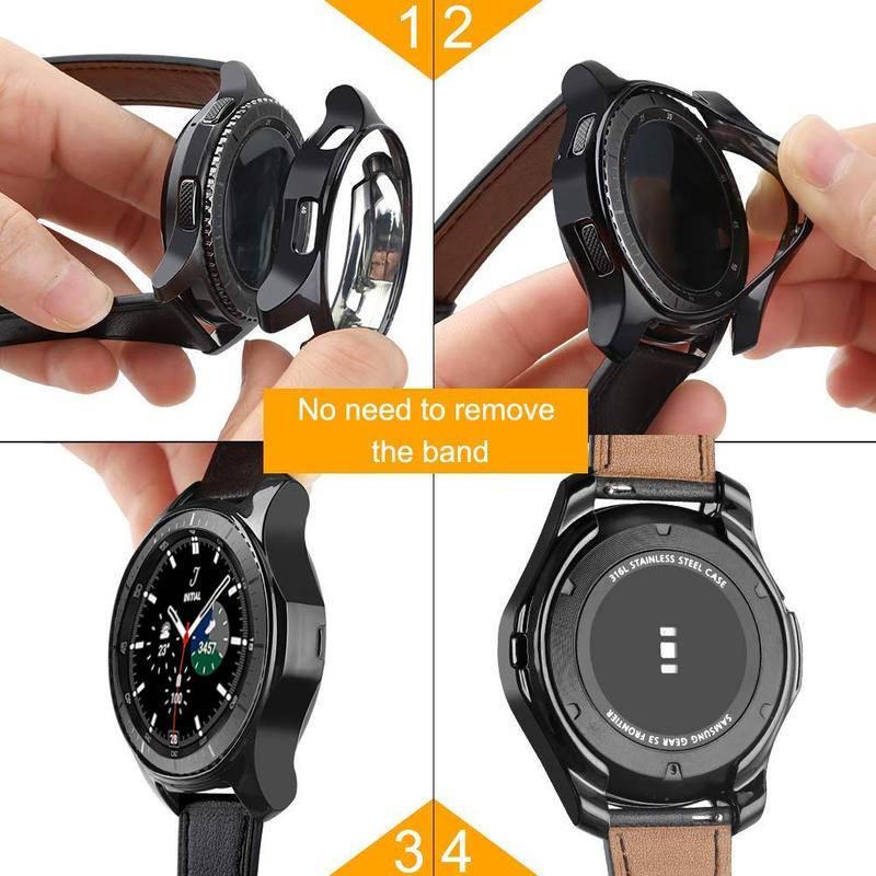 Case Pelindung Layar Bahan Tpu Ukuran 40mm 44mm 41mm 45mm Untuk Samsung Galaxy Watch Active 2 40mm 44mm