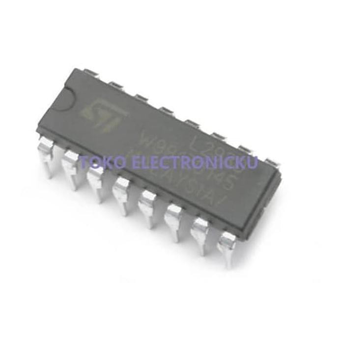 4x L293D 4 Kanal vierfach Halbbrücke MotorTreiber Schrittmotoren DIP16