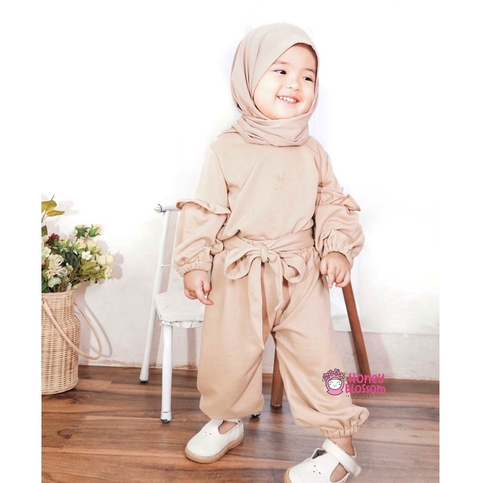 Alika One Set Anak Honeyblossom / Original Setelan One Set Anak Perempuan 1 Tahun