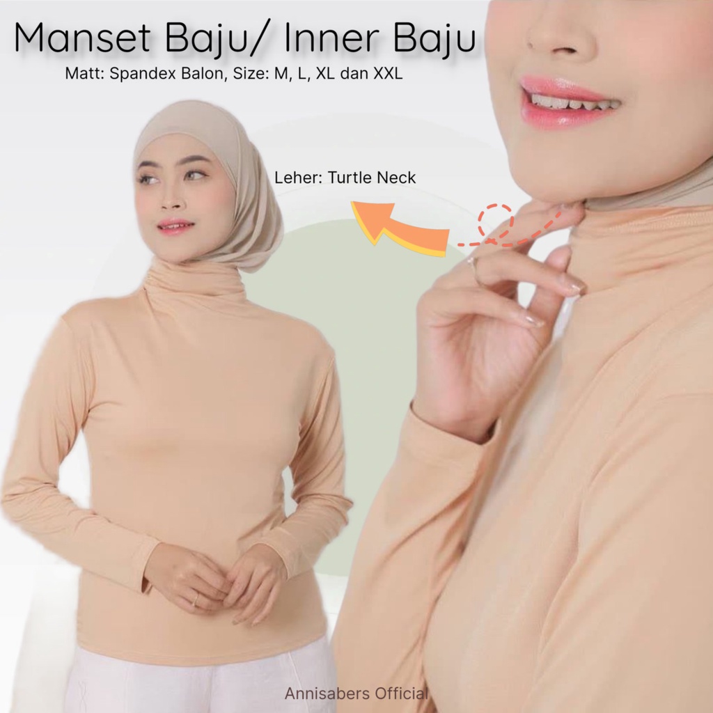 BISA COD !!! Manset Baju Bahan Spandex Kaos Ukuran L, XL/ Manset Kaos Wanita / Manset Baju muslim