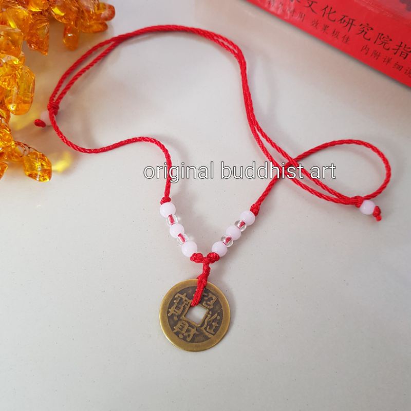 kalung liontin koin cina keberuntungan