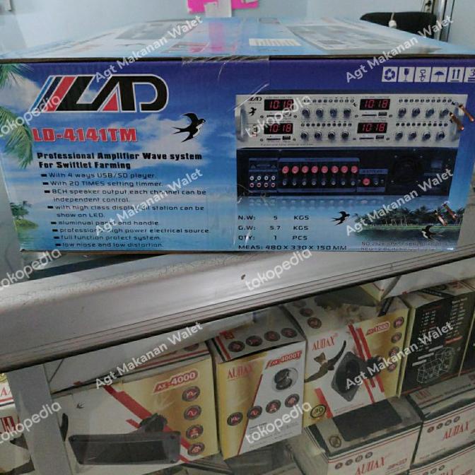 ] ampli walet 4 player LAD 4141tm seri terbaru , bukan LAD4141t