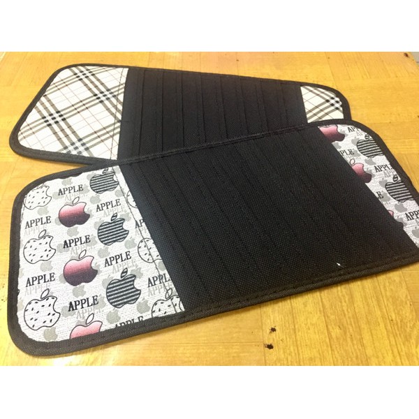 CAR ORGANIZER Selipan CD MOTIF APPLE BURBERRY