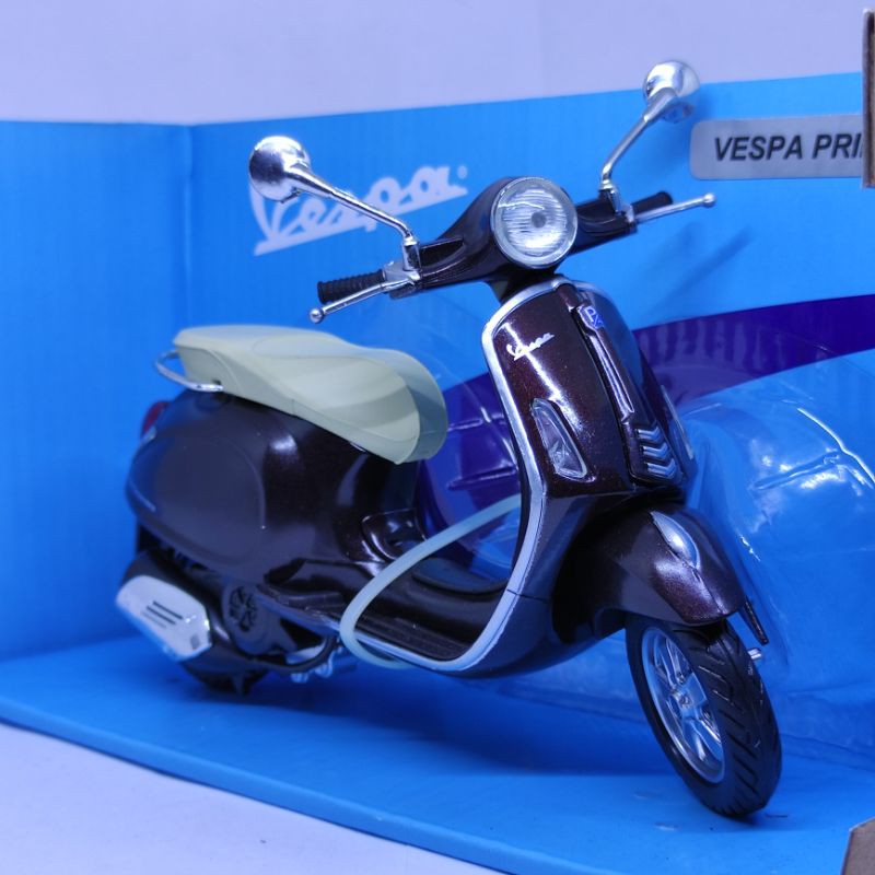 Diecast Miniatur Vespa Primavera Matic Diecast Vespa matic murah Hadiah anak pajangan