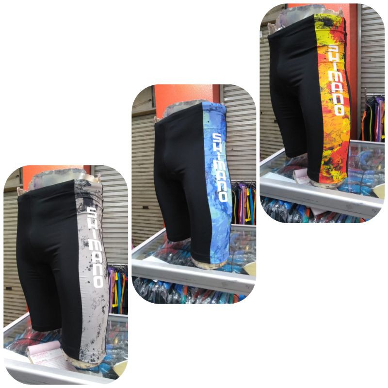 Celana sepeda padding busa pria wanita