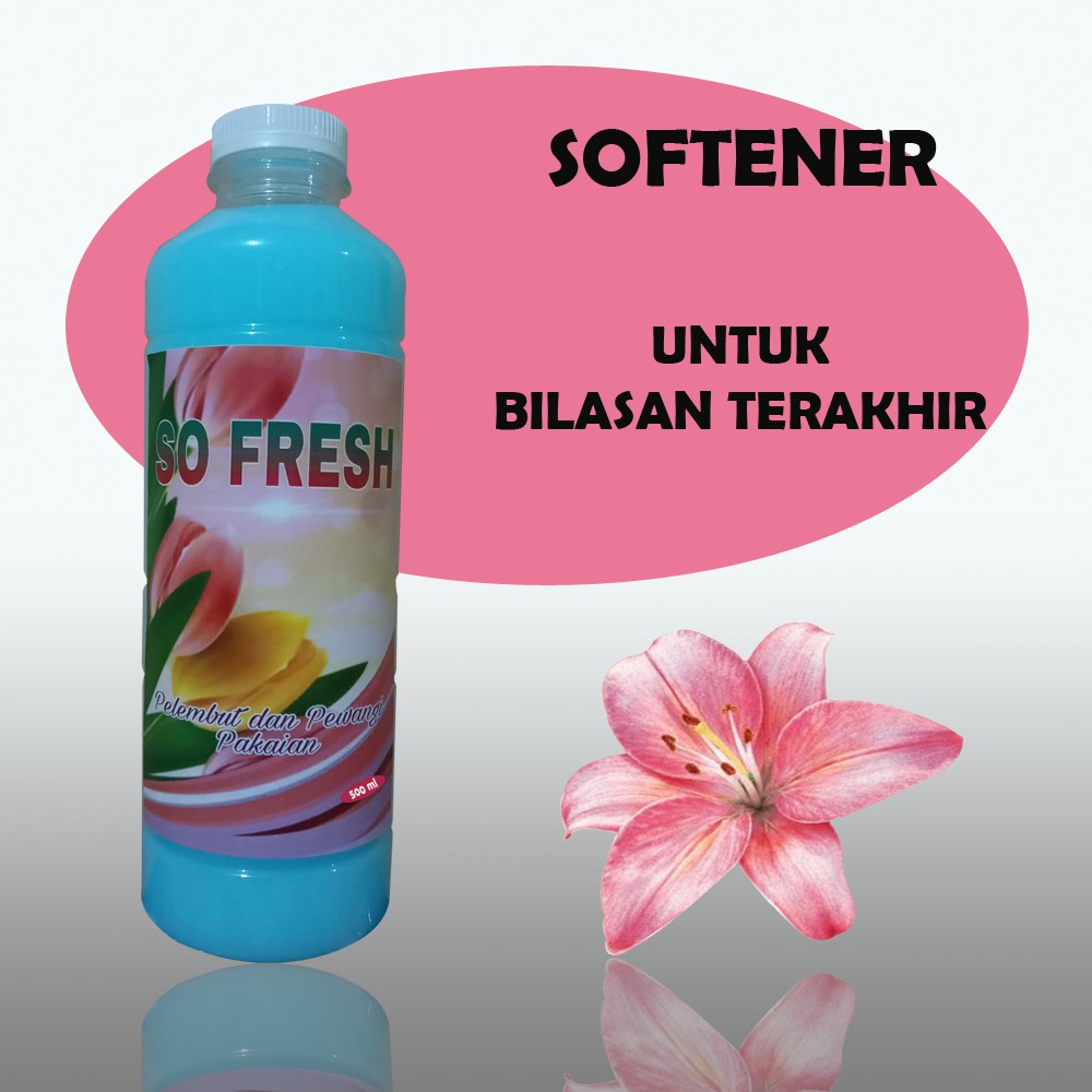 PELEMBUT DAN PENGHARUM PAKAIAN BLUE 500 ML