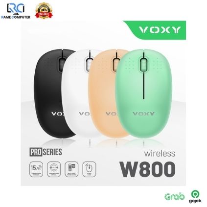 VOXY W800 Wireless Mouse, for Windows, Mac, Android Tanpa Kabel