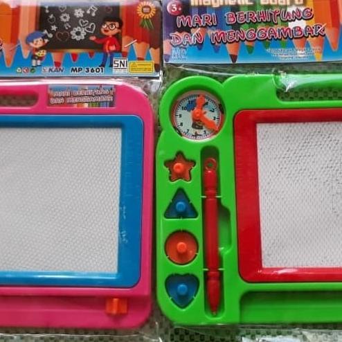 

Drawing Board Magnetic / Papan Tulis Hapus / Mainan Edukasi Anak