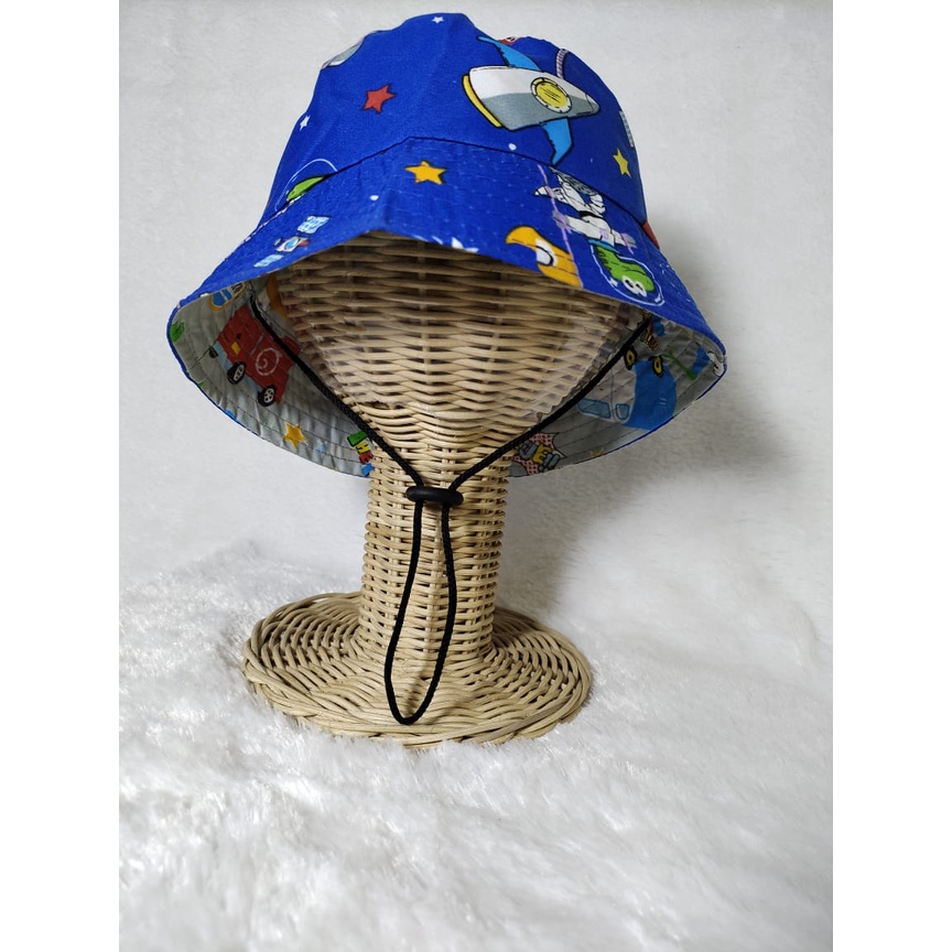 Topi Bucket Anak Motif (2sisi) Topi Anak