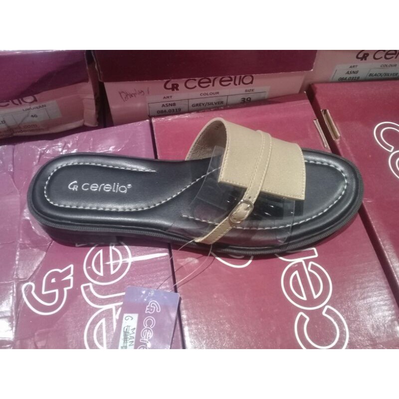 sandal perempuan cerelia dapat 2 pasang