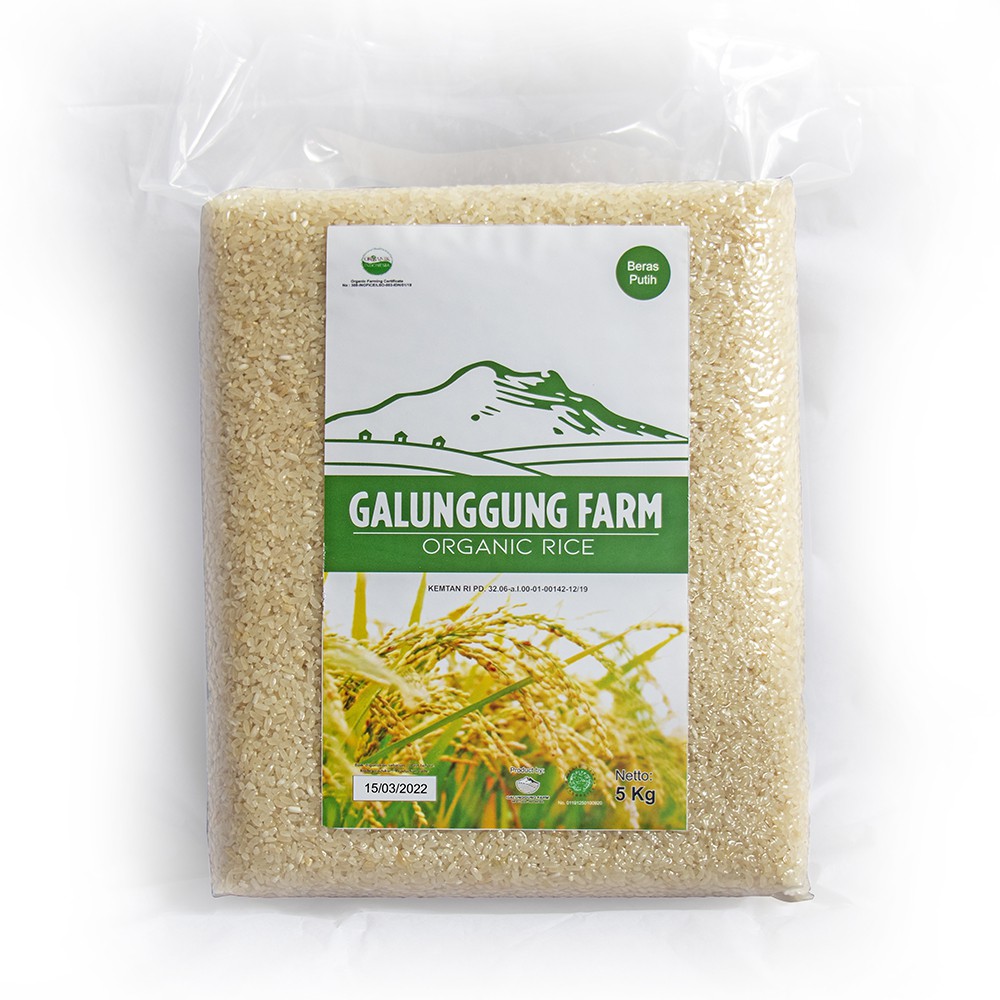 

Beras Organik 5 KG - Premium Quality - Galunggung Farm Jawa Barat