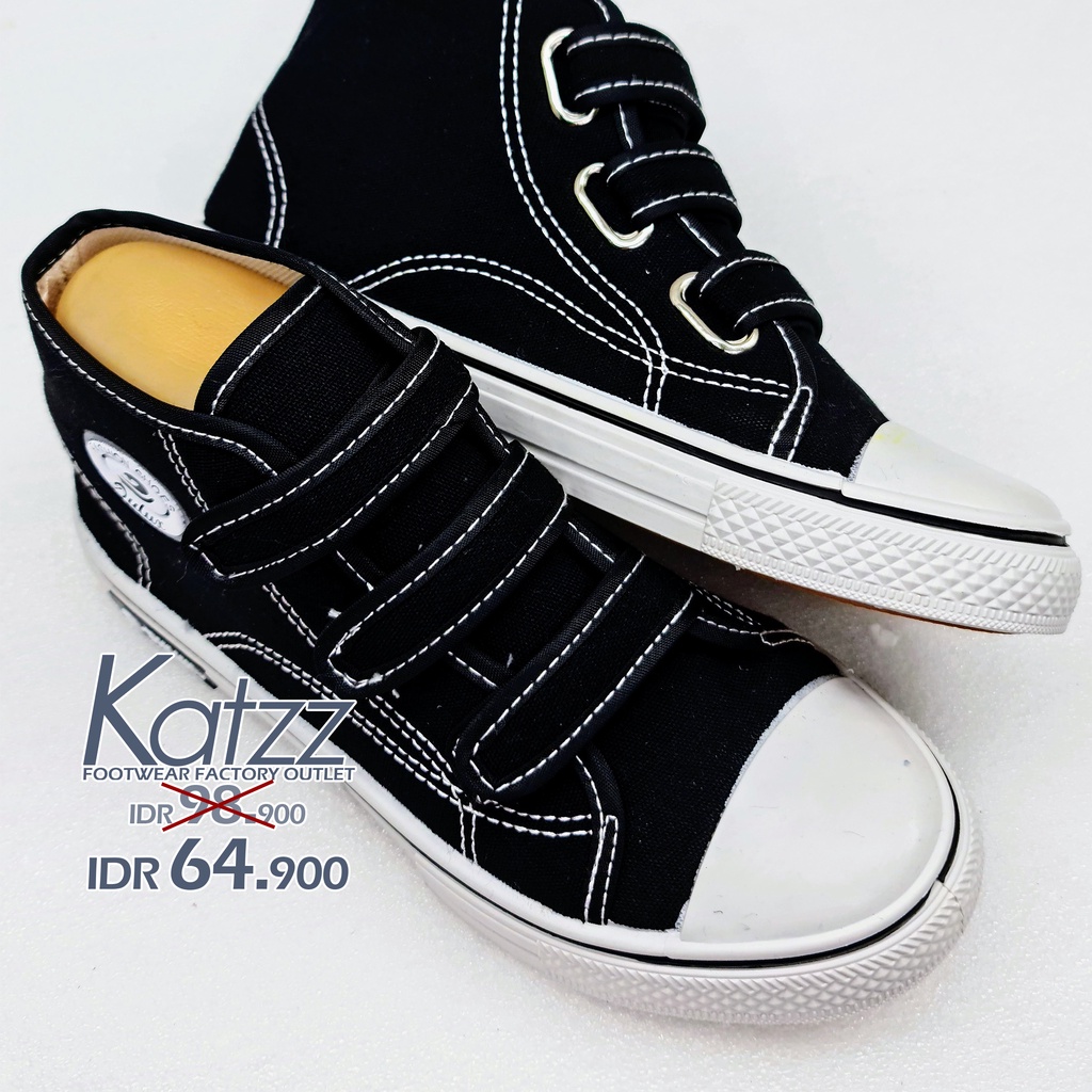 KATZZ SEPATU ANAK SEKOLAH MODEL ALL STAR PREPET /  Sepatu Sekolah ANAK LAKI PEREMPUAN / 100% ORIGINA