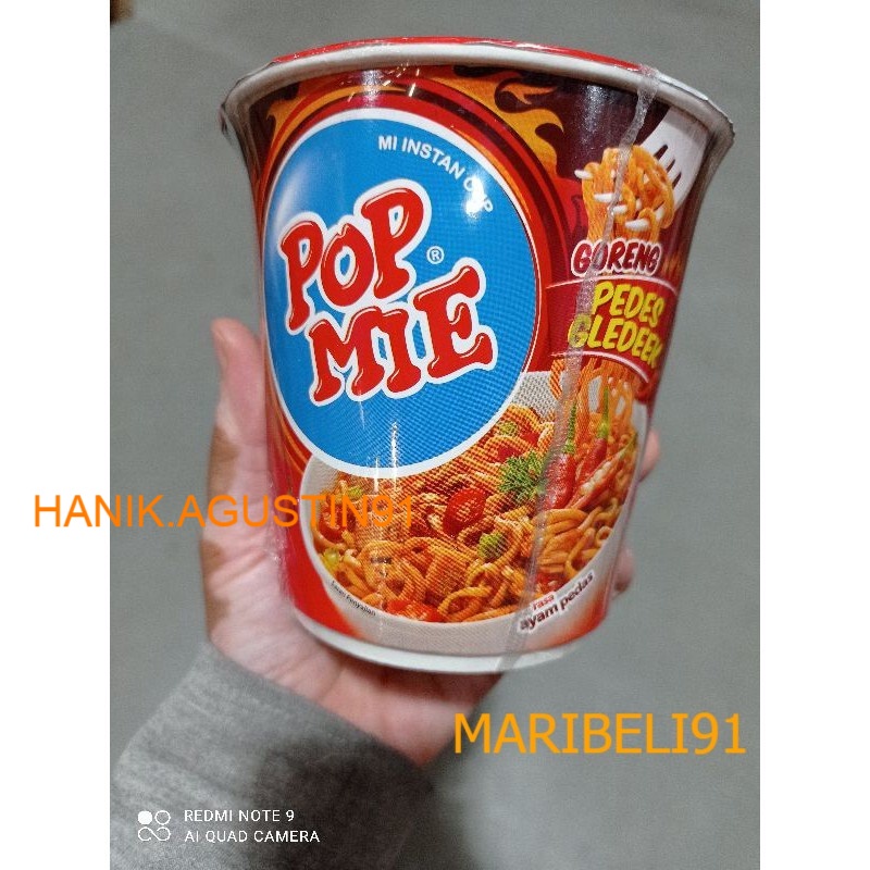 

Pop Mie Goreng Pedes Gledek Pop Mie Pedes Instan Rasa Ayam Pedas - 75gr maribeli91