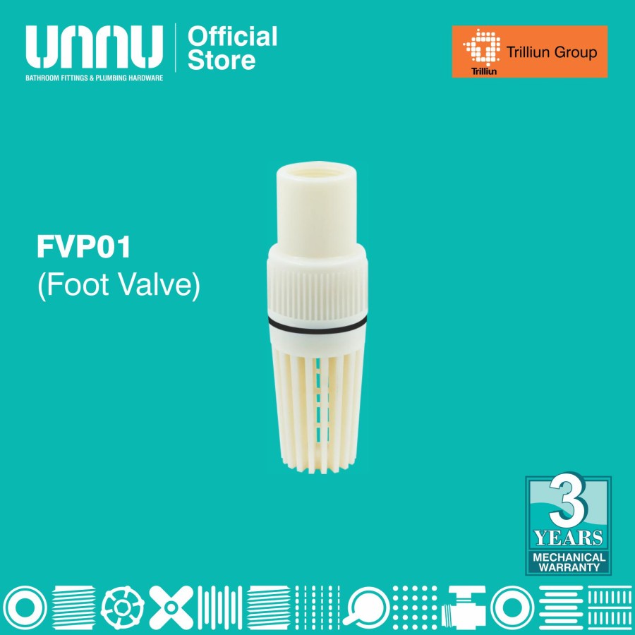 UNNU Foot Valve - FVP01 - 3/4&quot; inch