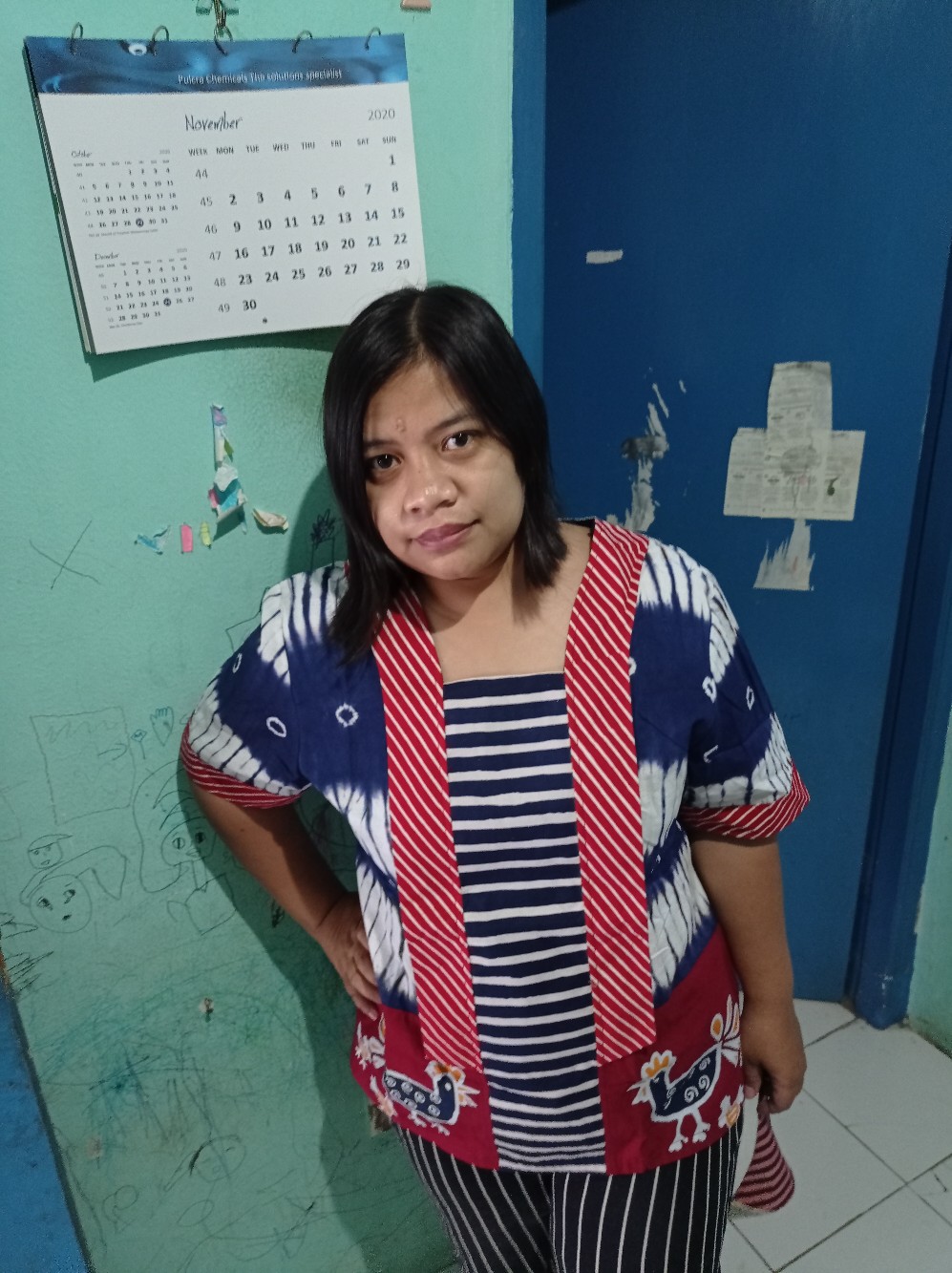 Atasan Batik Ayam Sibori - Khakinata - Neya Top