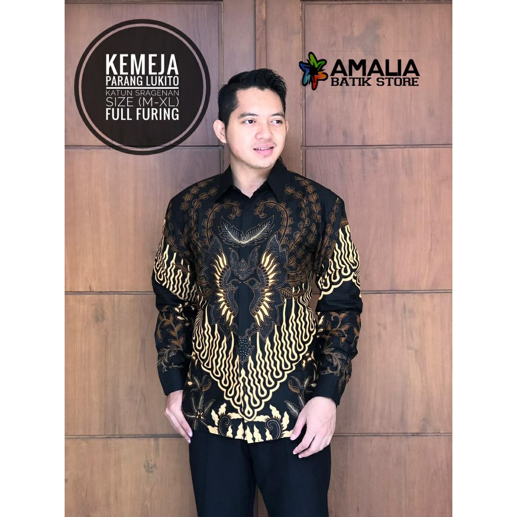 PARANG LUKITO BATIKSOLOAMANAH BATIKSOLOAMANAH KEMEJA BATIK SOLO PRIA LENGAN PANJANG PENDEK LAPIS FURING ATASAN PREMIUM MODERN KATUN HALUS NIRWANA 2 PAMELING HANUROGO PEKSI GOBYOK ARYA SALOKA NEW ADEWA SEDJIWO PRASTOWO MAHKOTA OPO UNGU KAMANDANU BLUE KLA