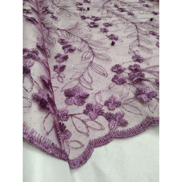 kain - bahan tile motif ceplok - tile kebaya bresmed pernikahan