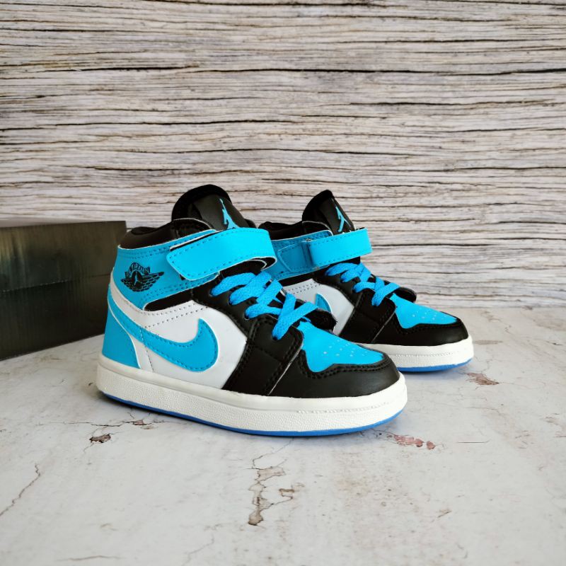 SEPATU JORDAN ANAK BLUE PREMIUM QUALITY NIKE JORDAN ANAK BIRU