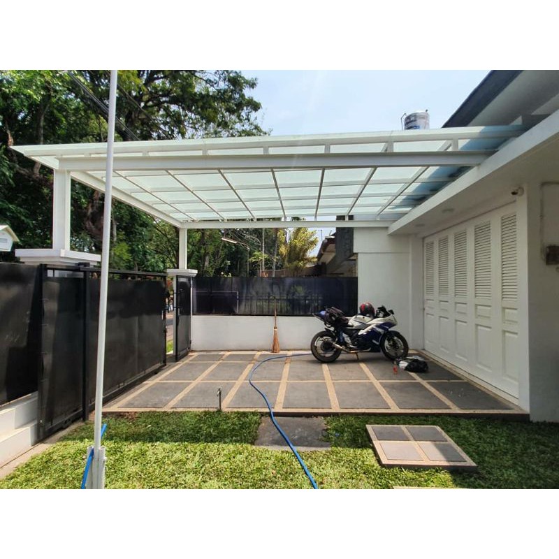 kanopi kaca tempered 8mm