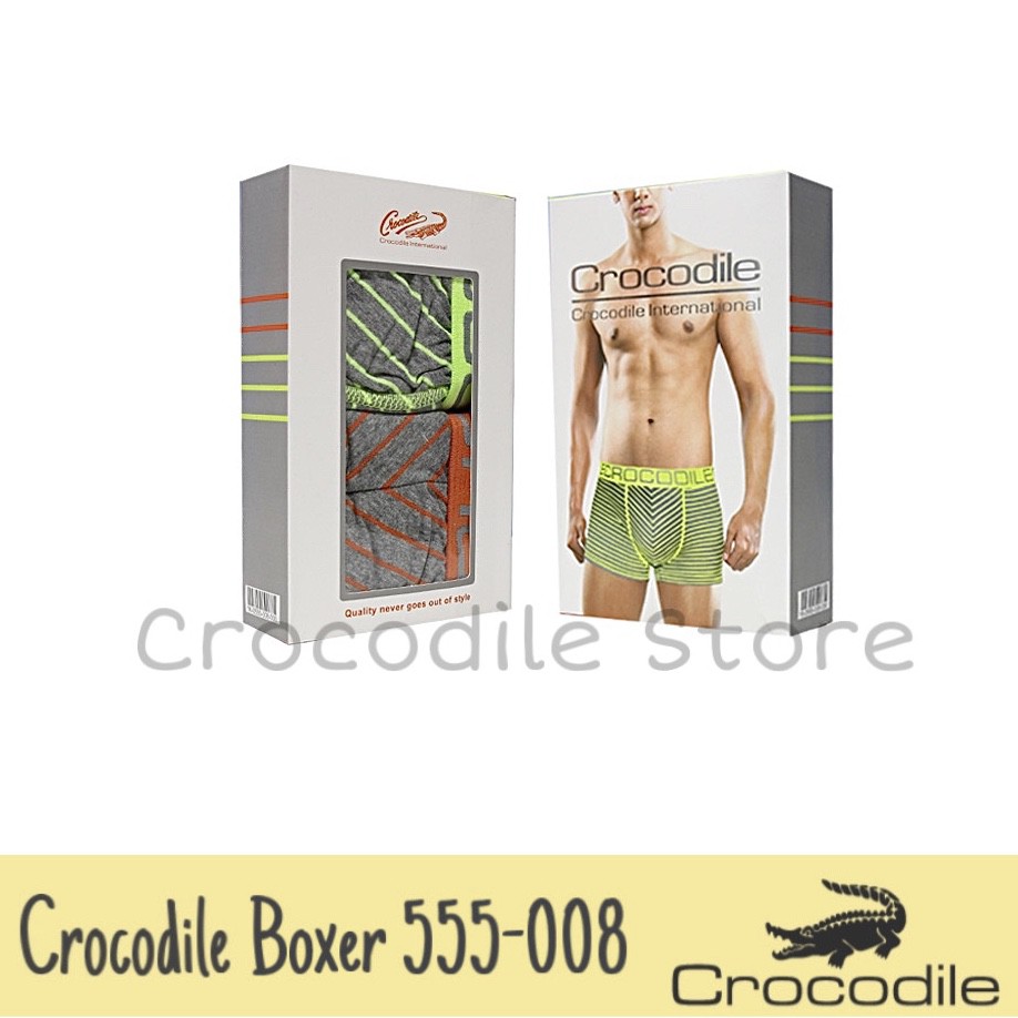 Celana Dalam/Boxer Crocodile Artikel 555-008 (2 Pcs in Box)