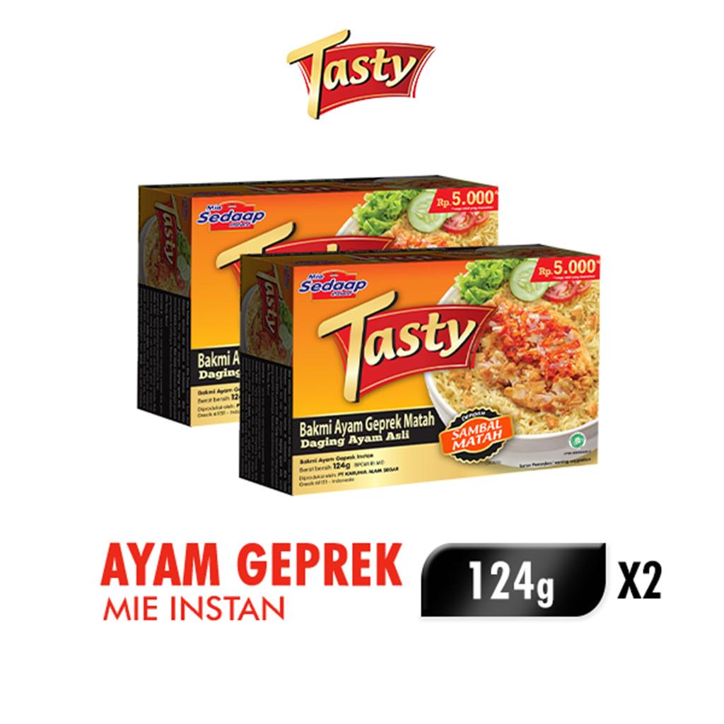 

Sedaap Tasty Mie Instan Ayam Geprek 2 x 124 gr