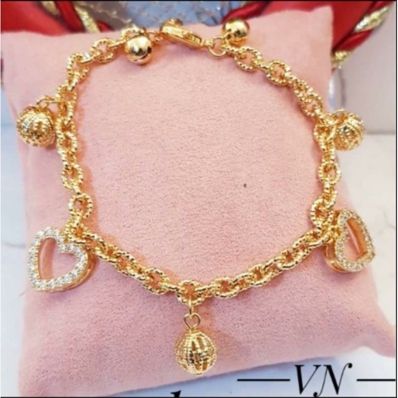 Gelang xuping love gold mata love N19091916