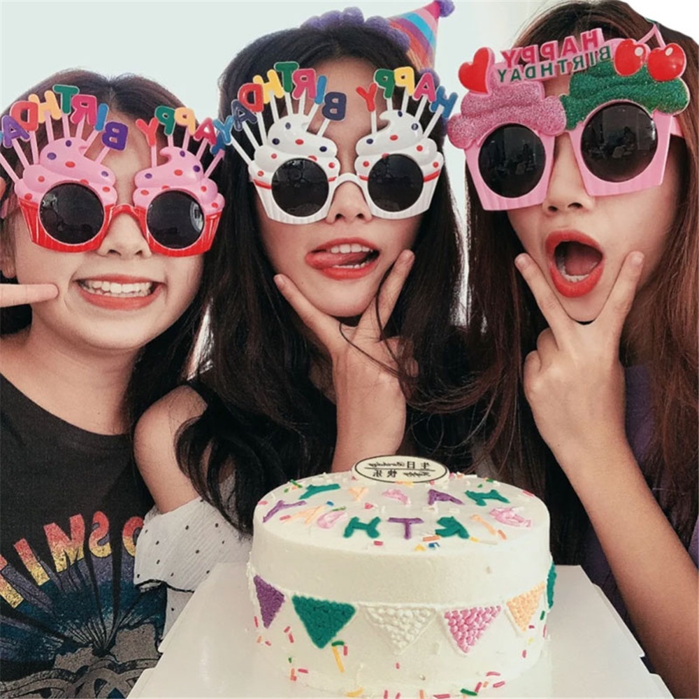 Kacamata Anak Happy Birthday Trend Untuk Properti Foto Pesta Ulang Tahun Anak