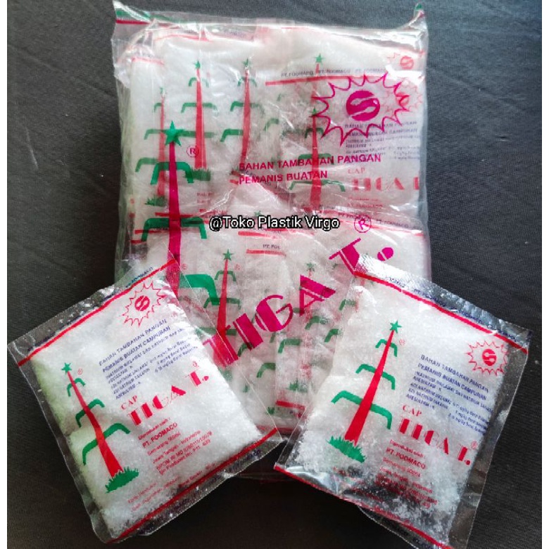 Jual Sodium Sakarin Pemanis Buatan Cap Tiga T Gram Shopee