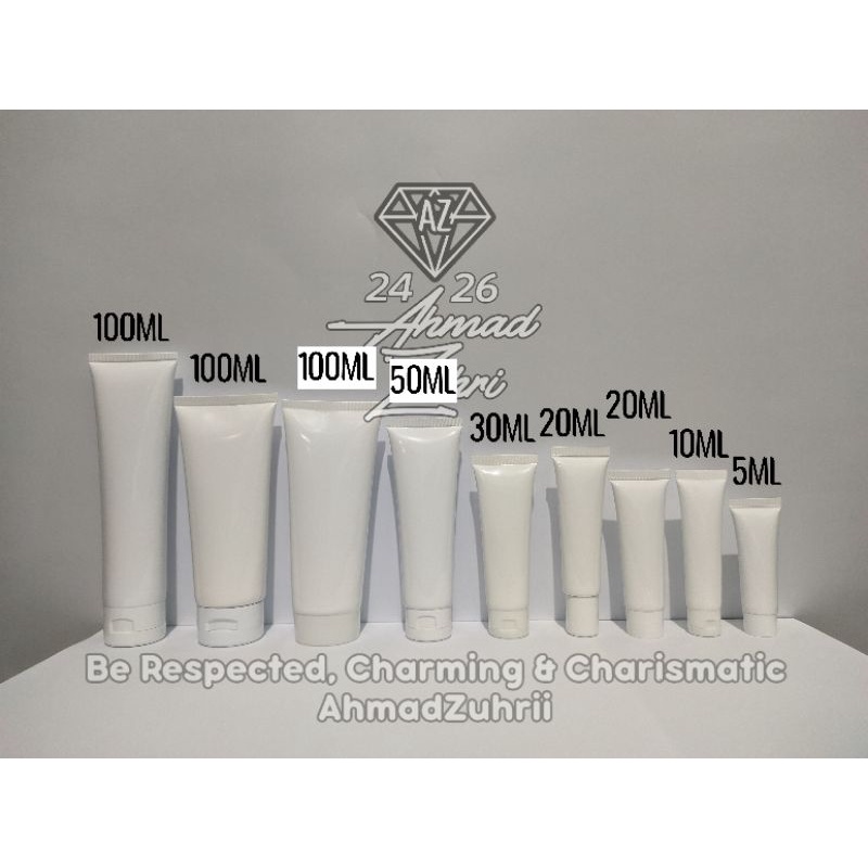 Tube Kosong 5ml 10ml 15ml 20ml 30ml 50ml 100ml 150ml 200ml 250ml Minimal Order 25pcs | Tube Kemasan 