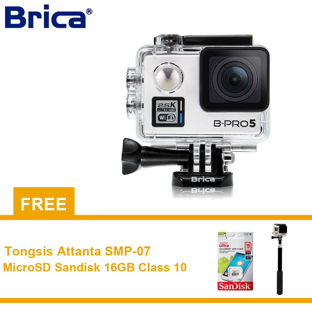 Paket Siap Action Brica B-PRO 5 Alpha Plus 2 Action Camera