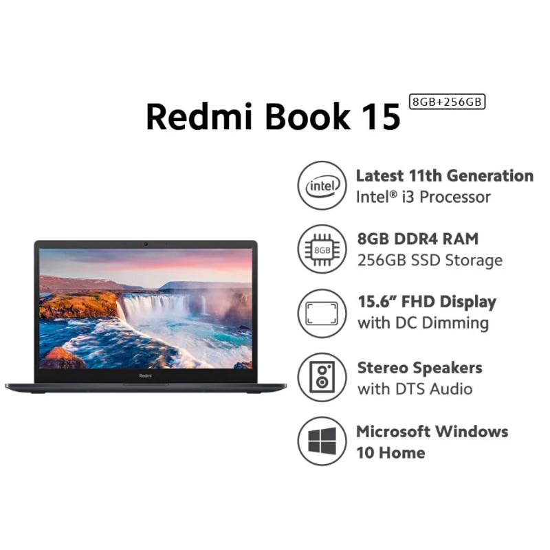Redmi book 15 core i3