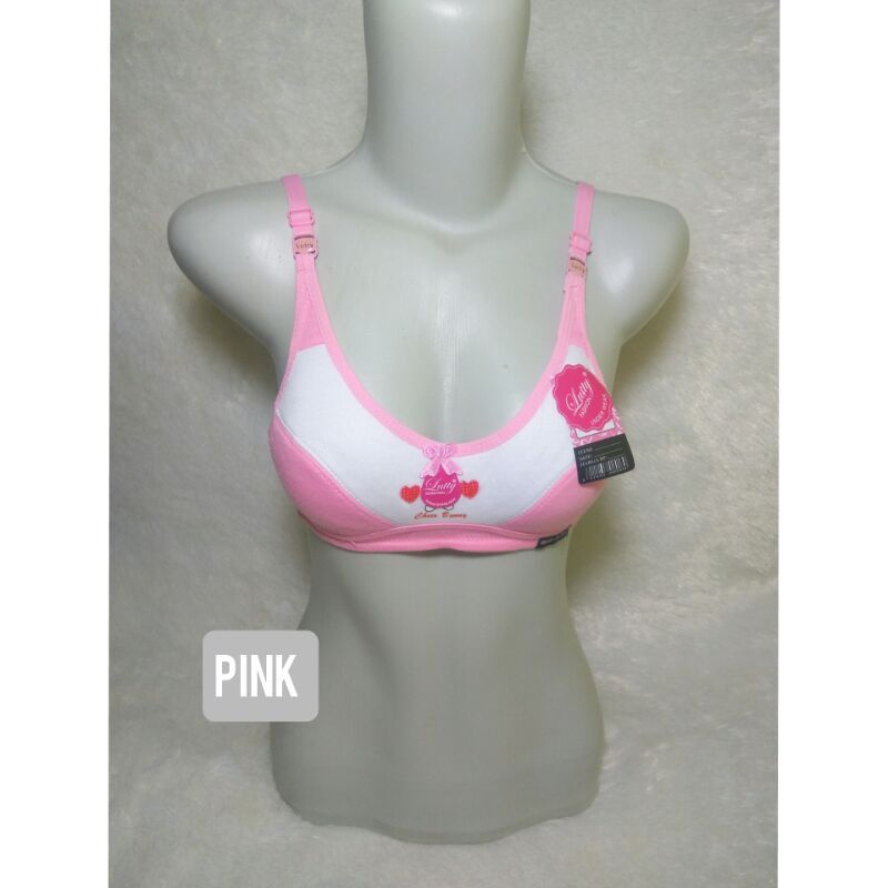 3 Pcs Bra Remaja | Bra Wanita | Bra Perempuan Kancing Dua Tanpa Kawat